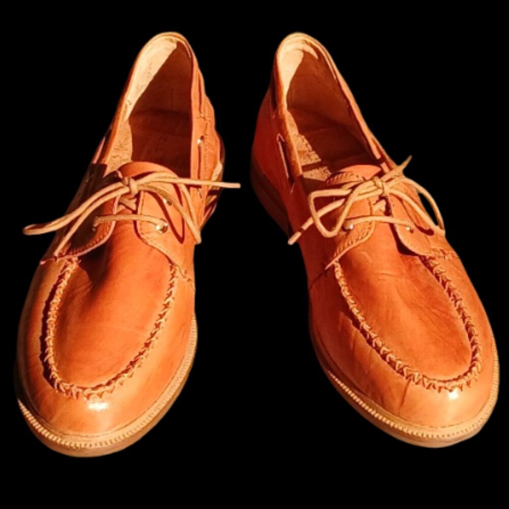 Kelsi Dagger Brooklyn Linny Fox Leather Boat Shoes